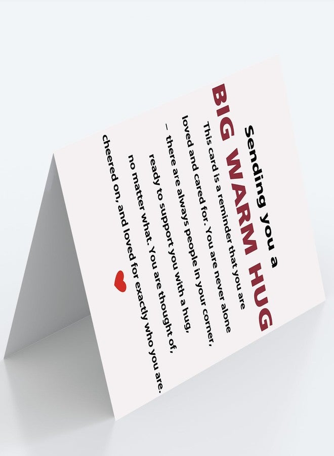 Mcduldul Funny Encouragement Card for Women Men | Missing You Gifts for Friends | Sympathy, Bereavement, Memorial, Grief Card | Get Well Soon | Thinking of You-Sending You A Big Hug - Image 4