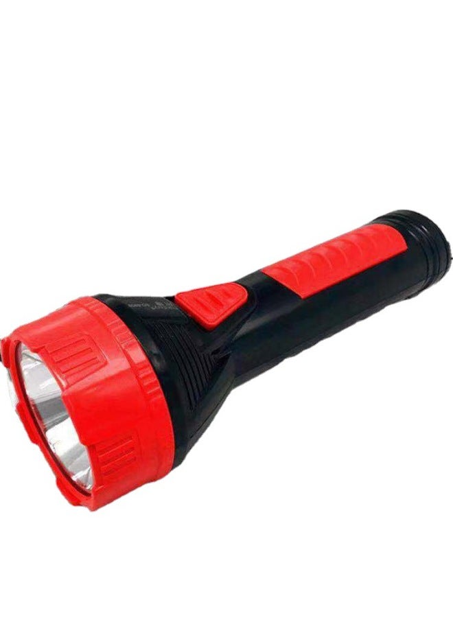 Led Flashlight Rechargeable Strong Light Mini Plastic Home Lighting Small Fire Emergency Outdoor Camping Wholesale-Color:17cm Flashlight  - Image 3