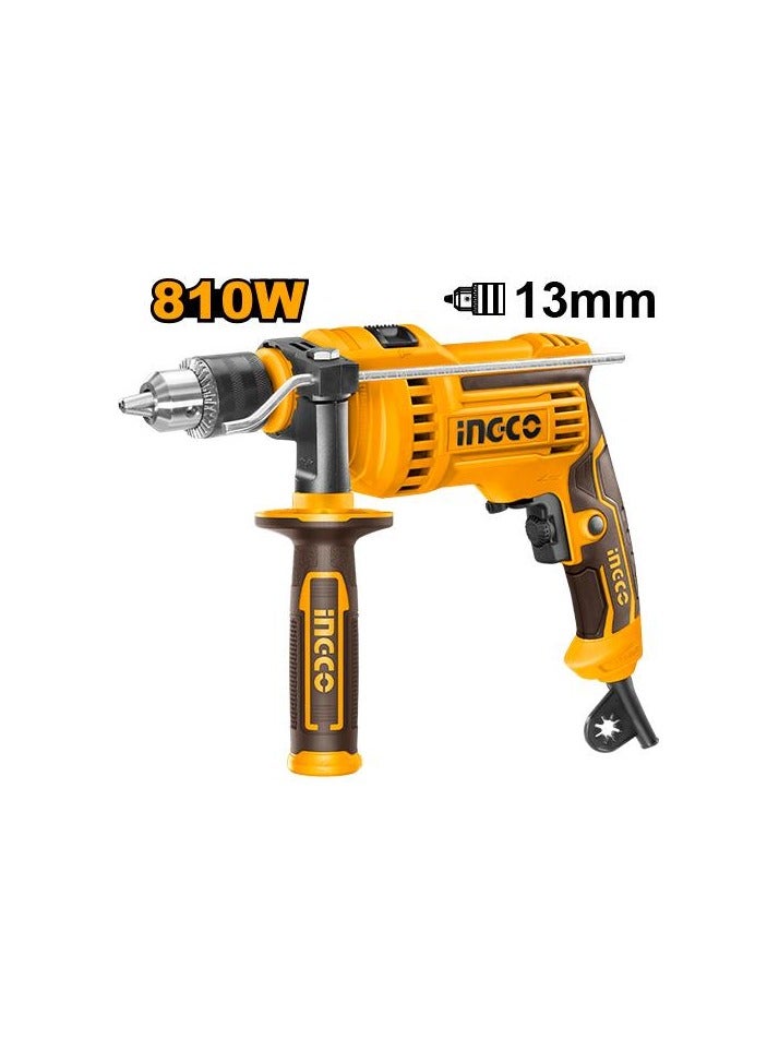 Ingco id8108 hammer drill, right and left speeds, 810 watts, 13 mm - Image 2