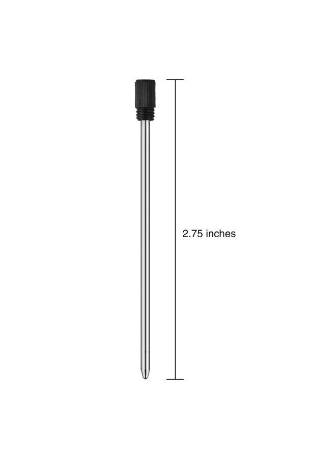 Hestya 24 Pieces Ballpoint Pen Refills for Diamond Crystal Stylus Pens, 2.75 Inches (Black Ink) - Image 2