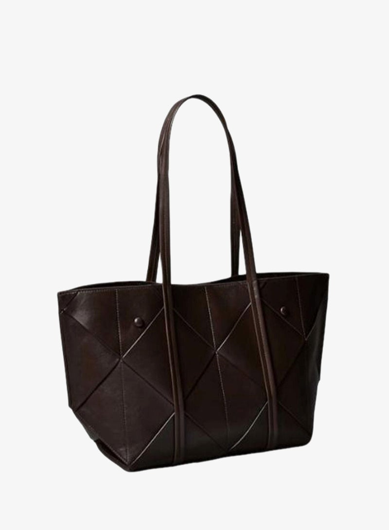 CALVIN KLEIN Woven Emblem Tote Bag - Image 3