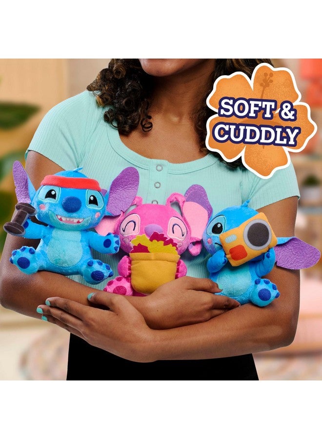 Just Play Disney Stitch That’s So Stitch Small 7-inch Plush with Barbell Stuffed Animal, Soft Material, Kids Toys for Ages 2 Up - Image 2