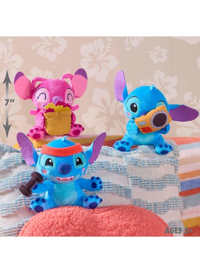 Just Play Disney Stitch That’s So Stitch Small 7-inch Plush with Barbell Stuffed Animal, Soft Material, Kids Toys for Ages 2 Up - Image 3