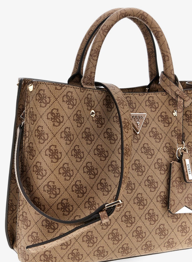 GUESS Meridian II Girlfriend Satchel Bag - Image 3