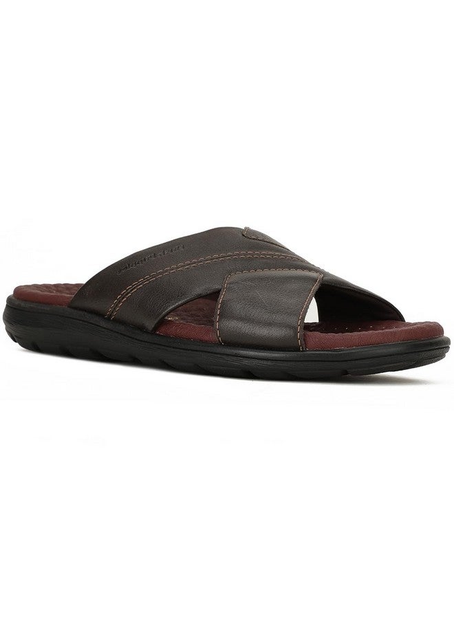 Hush Puppies Mens CHARLES MULE E Brown Slipper UK 8 (8744253) - Image 1