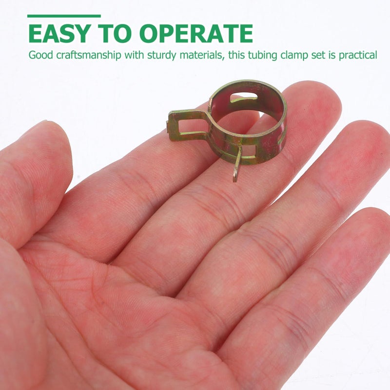 80Pcs Hose Clamps Oil Line Fixing Tube Clamps For Car Motorcycle Tubing - Image 3