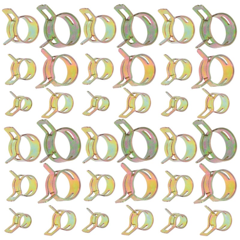 80Pcs Hose Clamps Oil Line Fixing Tube Clamps For Car Motorcycle Tubing - Image 2