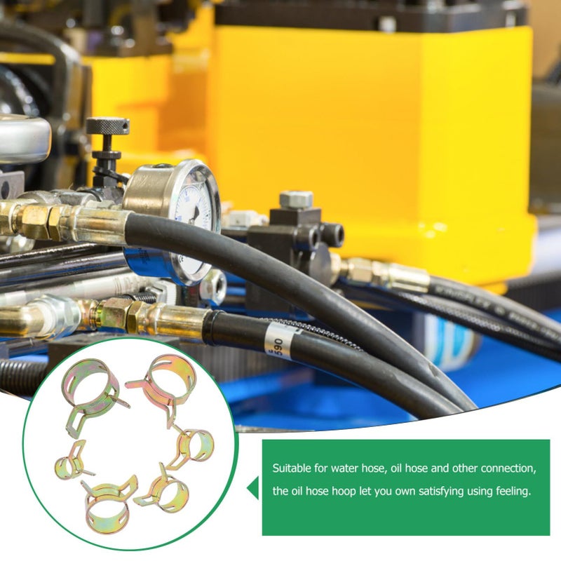 80Pcs Hose Clamps Oil Line Fixing Tube Clamps For Car Motorcycle Tubing - Image 4