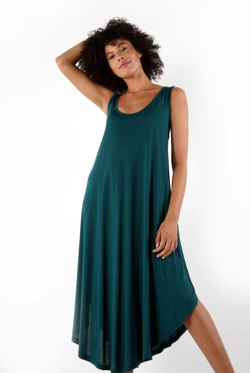 Alexander Gardi Sleeveless Jersey Dress