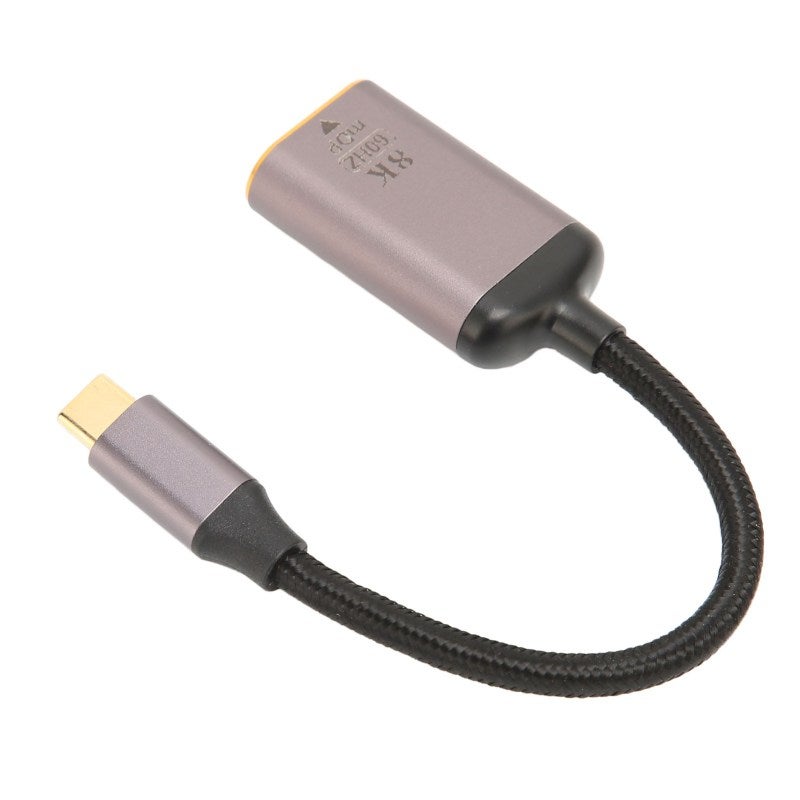 USB C To Mini DisplayPort Adapter: 8K 60Hz Aluminum Shell Plug And Play Bidirectional Projection - Dual Mode Universal Compatibility For Laptops Tablets Desktop Computers - Image 5