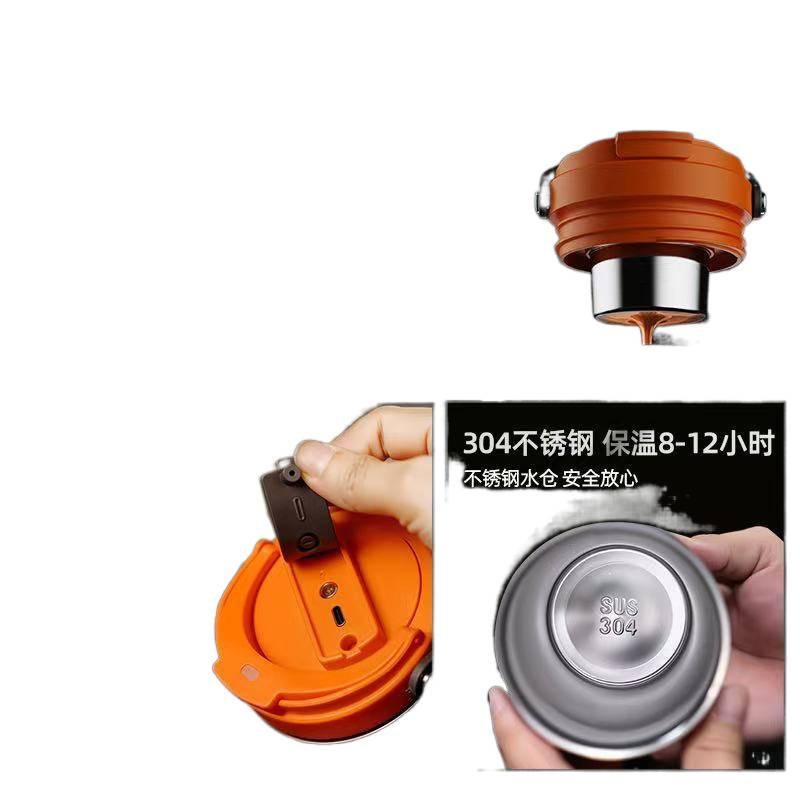 900 ml Stainless Steel Coffee Mug in Stainless Steel - Image 5