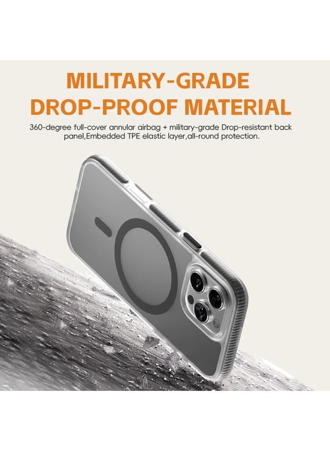 S-TOP Case For iPhone 13 Pro Ice Skin MagSafe PC Hybrid TPU Phone Case - Image 5