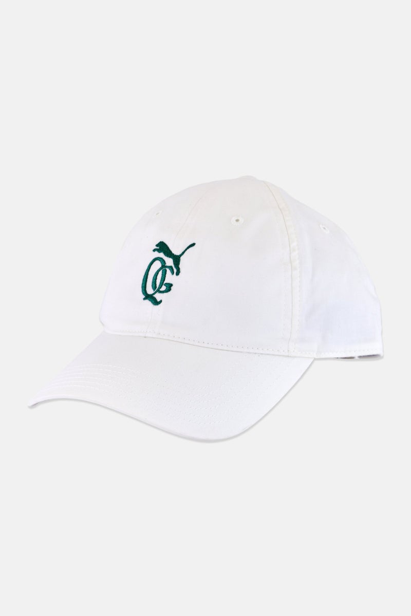 Puma x QGC Men Adjustable Buckle Embroidered Logo Golf Cap, White - Image 1