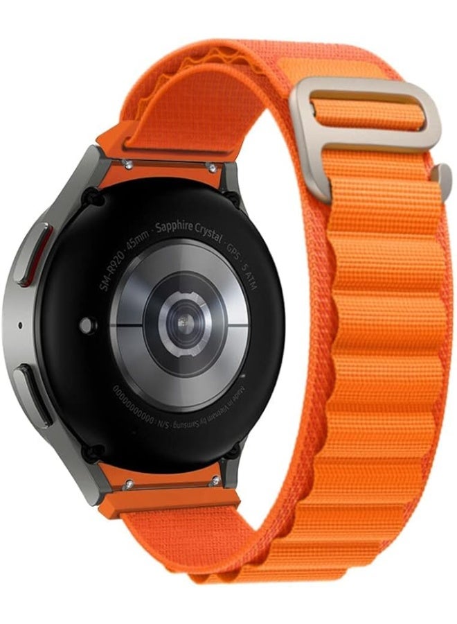 Alpine Loop Band Sport Nylon 20mm Compatible with Samsung Galaxy Watch 7/6/5/4 (40mm 44mm), Galaxy Watch 5 Pro (45mm), Galaxy Watch S2 Classic/Active 2 (40mm 44mm), Amazfit GTS 2/2e/3/3 Pro/4, GTS Mini Series (2/3/4 Mini), Bip 3 Pro – Adjustable Durable Replacement Strap for Men and Women - Image 3