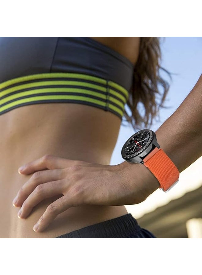 Alpine Loop Band Sport Nylon 20mm Compatible with Samsung Galaxy Watch 7/6/5/4 (40mm 44mm), Galaxy Watch 5 Pro (45mm), Galaxy Watch S2 Classic/Active 2 (40mm 44mm), Amazfit GTS 2/2e/3/3 Pro/4, GTS Mini Series (2/3/4 Mini), Bip 3 Pro – Adjustable Durable Replacement Strap for Men and Women - Image 4