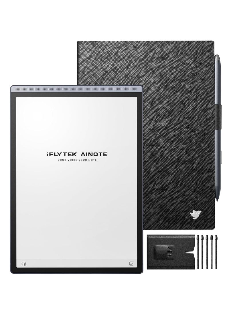iFLYTEK AINOTE Air 2 Digital Note-Taking Tablet Bundle – 8.2" Tablet with Pen, 5 Pen Refills & Air2 Folio Case – iFLYTEK Smart Writing Paper  - Image 1