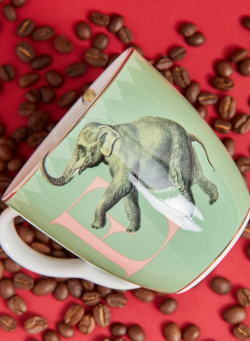 YVONNE ELLEN Alphabet Mug - Elephant