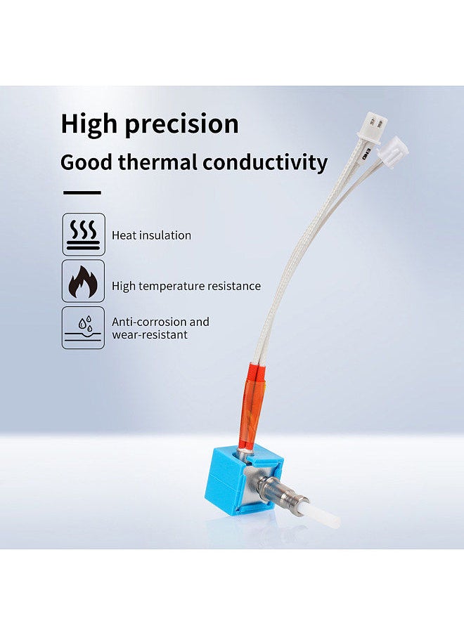 Generic - Kobra Hotend 24V40W for 3D Printer Replacement Compatible with Anycubic Kobra 3D Printer with Brass Nozzle and Aluminum Heat Block Head Extruder 0.4mm Nozzle Suitable for 1.75mm Filaments - Image 1