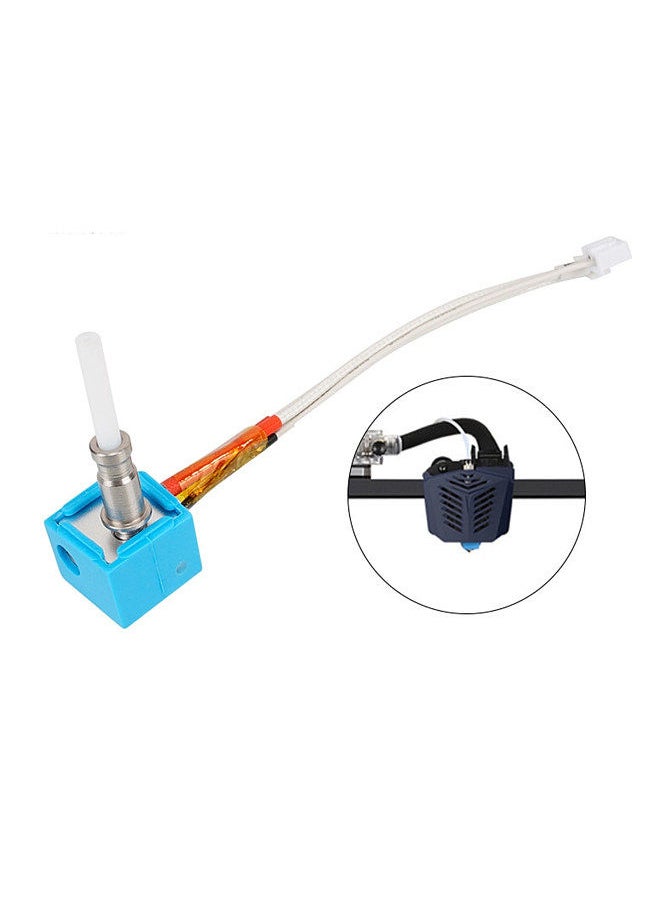 Generic - Kobra Hotend 24V40W for 3D Printer Replacement Compatible with Anycubic Kobra 3D Printer with Brass Nozzle and Aluminum Heat Block Head Extruder 0.4mm Nozzle Suitable for 1.75mm Filaments - Image 1