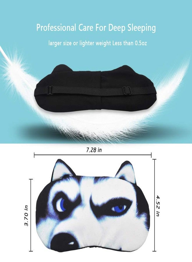 HYCLES Sleep Mask for Kids Sleeping Eye Cover Cute Cartoon Animal Funny 8 Pcs Blindfold Eyeshade for Men Women Plane Travel Game Nap Night Sleeping - Image 5