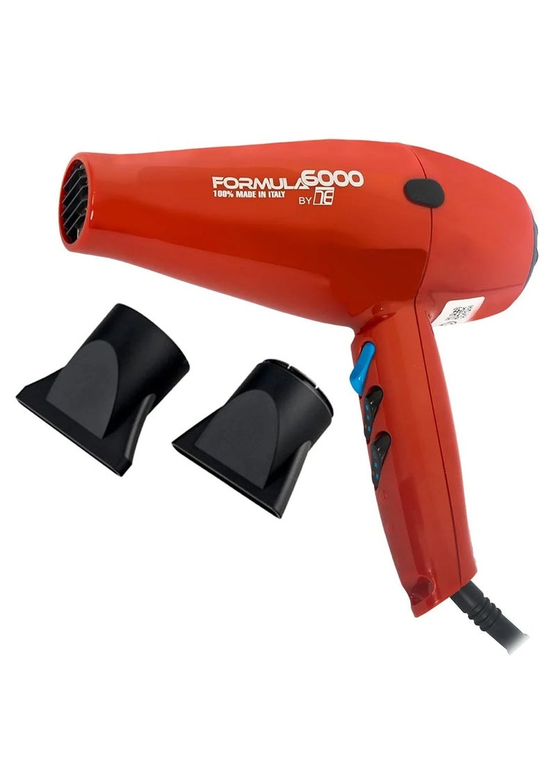 Tecno Dry Hair Dryer 2650 watts Italian Red - Image 1