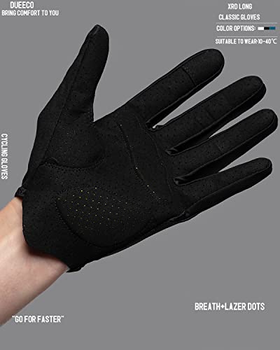 DUEECO Cycling Gloves with 3MM XRD Padding Palm Classic Mountain Bike Riding Gloves for Men Women - Touch Screen Compatible - Image 4