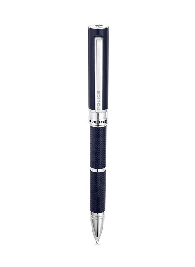 POLICE Segoe Pen Blue Textured Body Contrasting Trims Signature  - Image 1