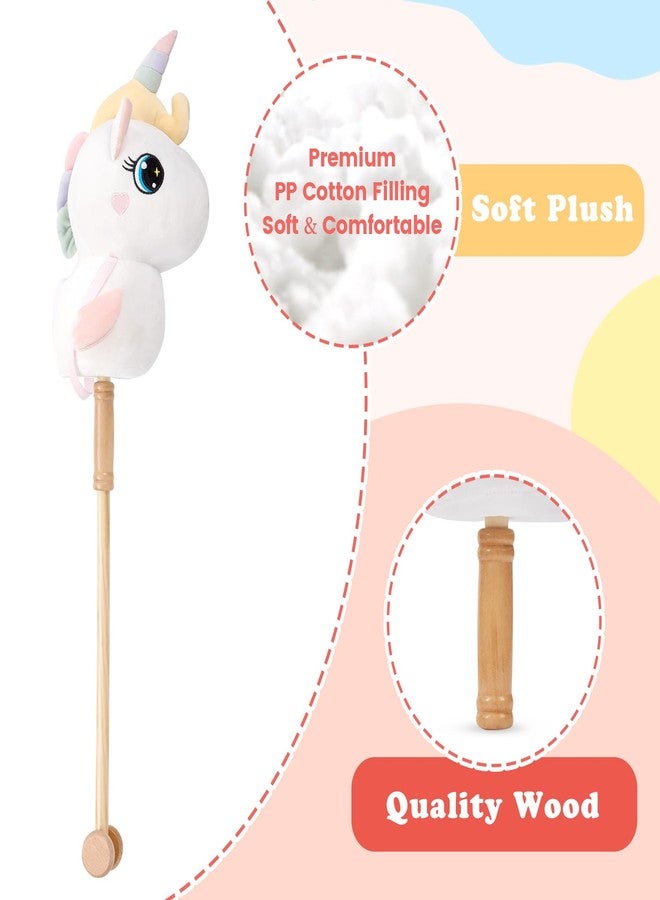 FUNLIO حصان عصا وحيد القرن من فانليو للأطفال الصغار - أبيض - Image 3