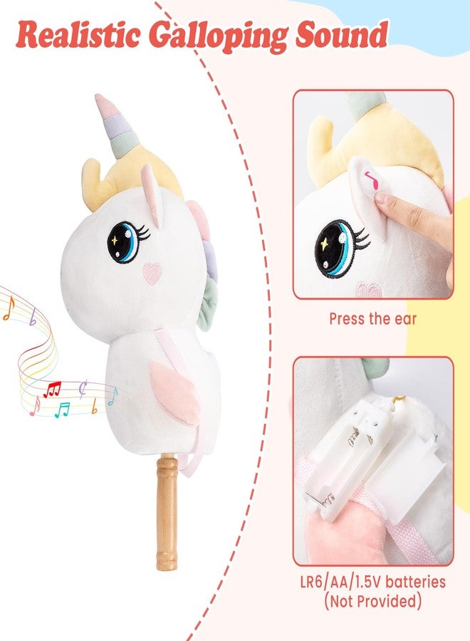 FUNLIO حصان عصا وحيد القرن من فانليو للأطفال الصغار - أبيض - Image 5