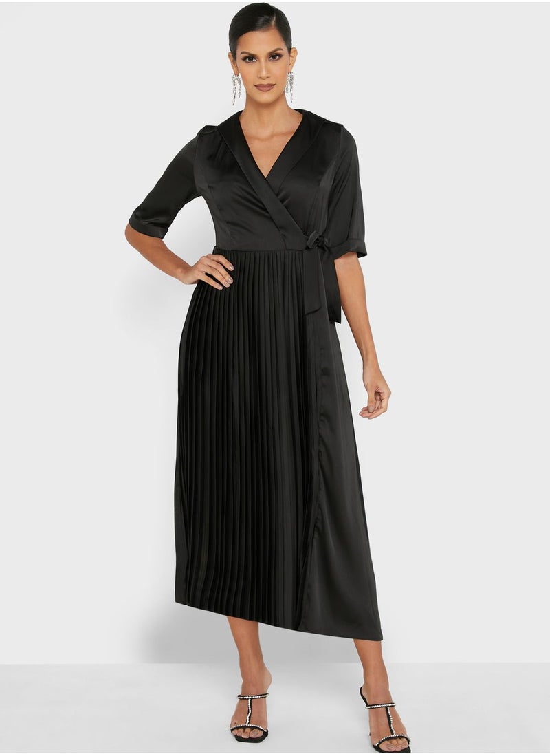 Khizana - Wrap Tie Dress - Image 1