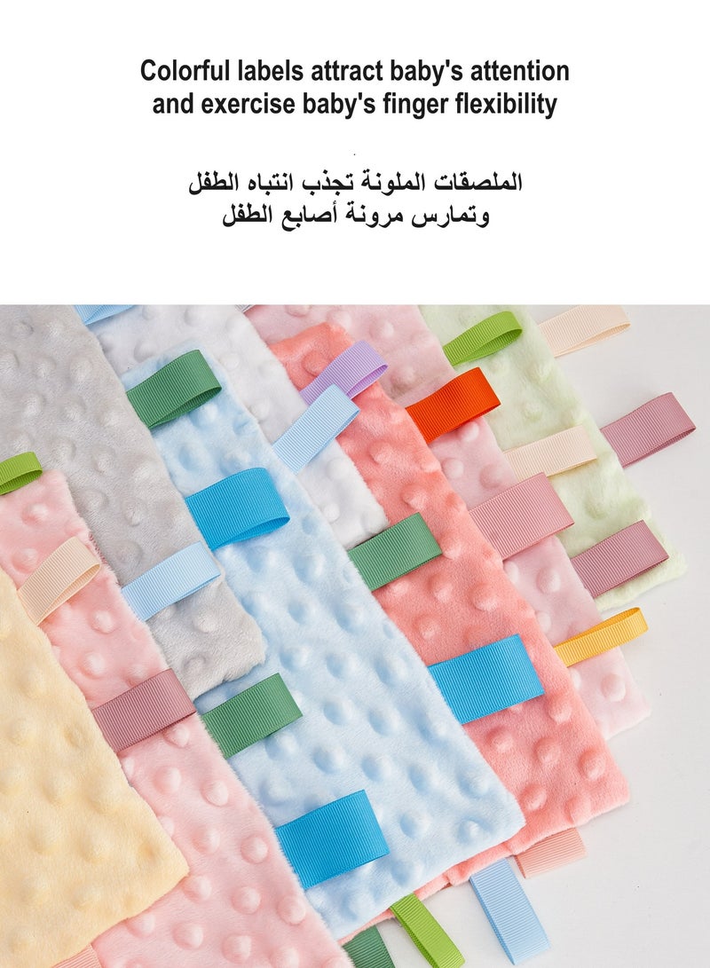 جوبل منديل على شكل فول للأطفال مطبوع عليه رسوم كرتونية مهدئة لحديثي الولادة على شكل فول، منشفة قماش مهدئة للنوم للأطفال - Image 4