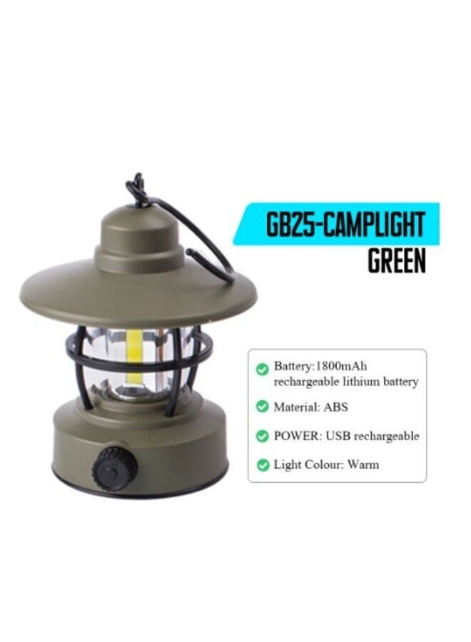 Camping LED Vintage Lantern Light Outdoor Multifunctional Retro Camp Lantern Light Hanging Lamp/Lampu Gantung Khemah