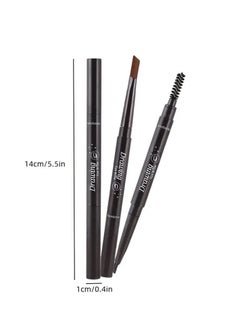 Drawing Without Dignity Retractable Eyebrow Pencil Black Double Sided Fine Tip draws defines and fills eyebrows  - Image 5