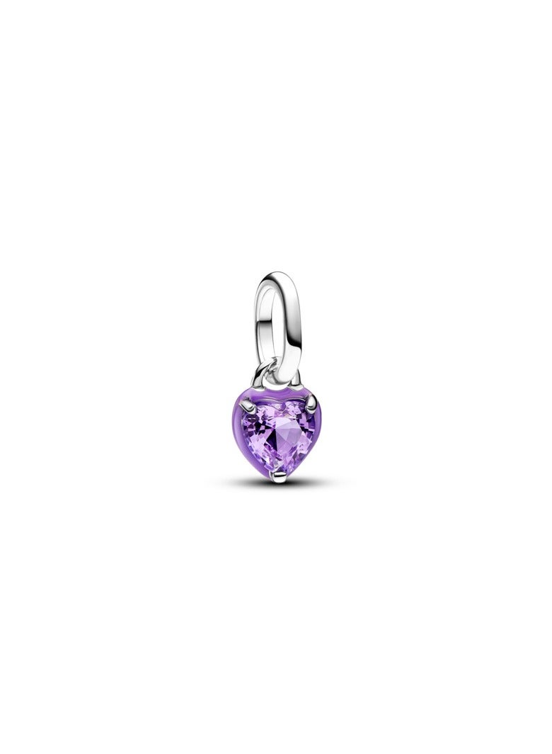 Pandora ME Purple Chakra Heart Mini Dangle Charm