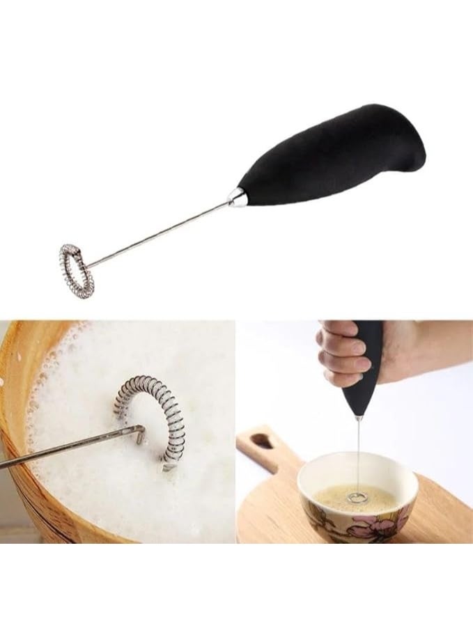 مضرب رغوة للمشروبات 2×1 يعمل بالبطارية – وخامة قوية للاستخدام اليومي K - Image 3