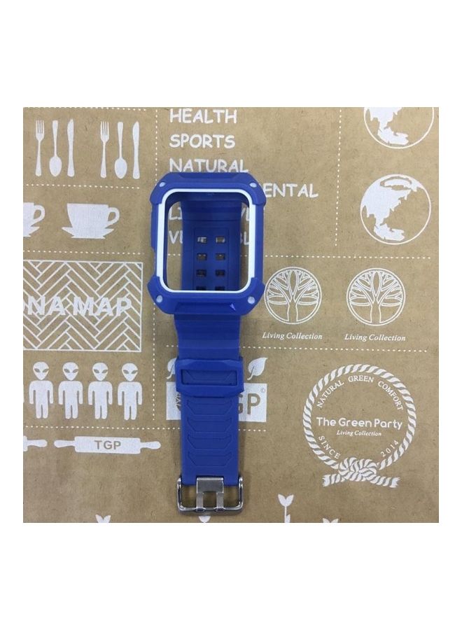 BGM Replacement Band for Apple Watch Series 1/2/3 42mm Blue - Image 5