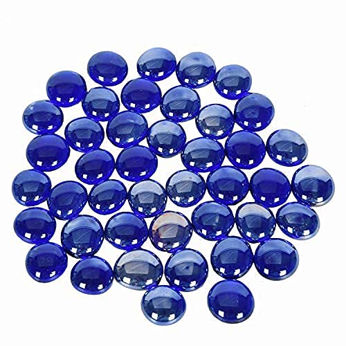 GasSaf Blue Fire Glass Beads for Outdoor Fire Pit, Fireplace, Replaces Existing Gas Logs & Lava Rocks, 3/4 Inch Glass(10 Pound)(Cobalt Blue) - Image 5