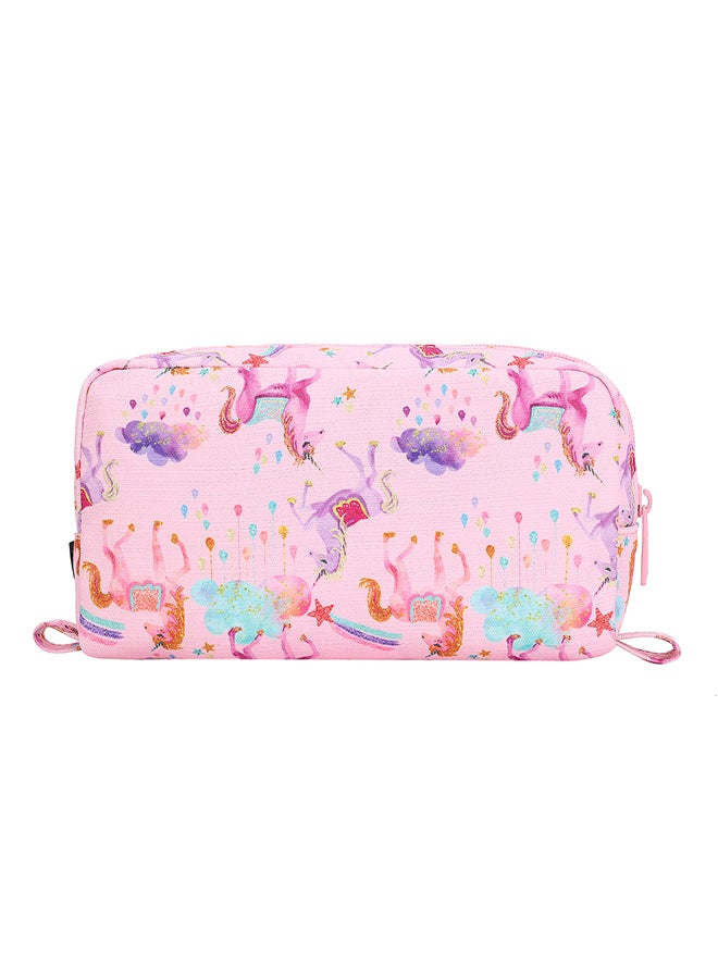 CUBS حافظة أقلام مقاومة للماء بطبعة يونيكورن مع إغلاق بسحاب - Image 3