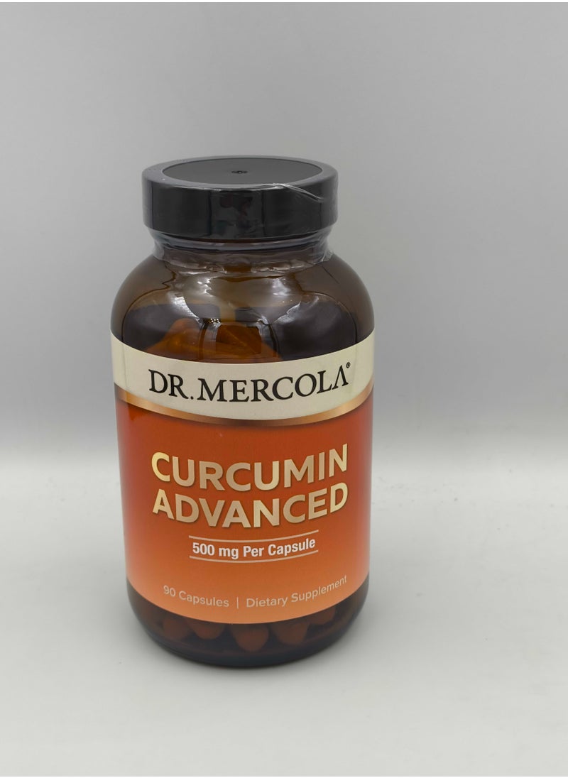 Dr. Mercola Curcumin Advanced 500 Mg Per Capsules 90 Capsules Dietary Supplement  - Image 1