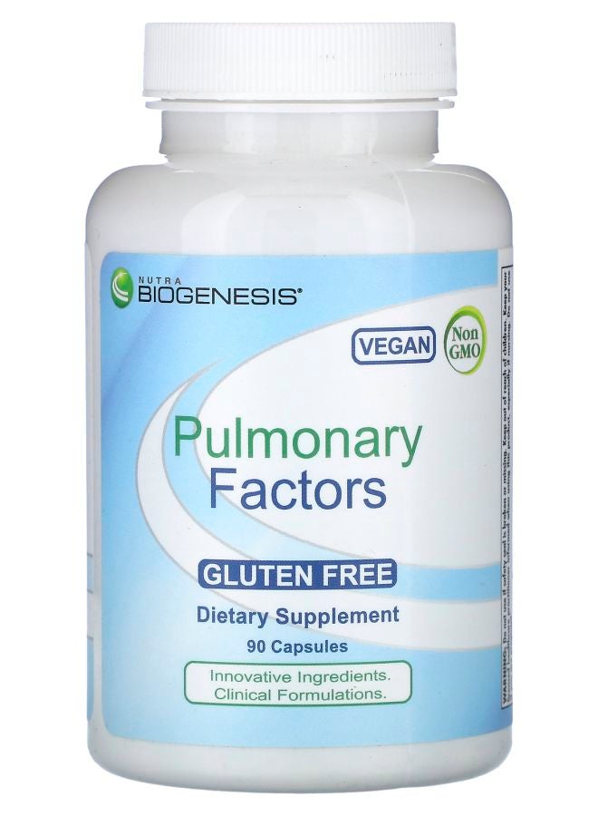Nutra BioGenesis Pulmonary Factors 90 Capsules