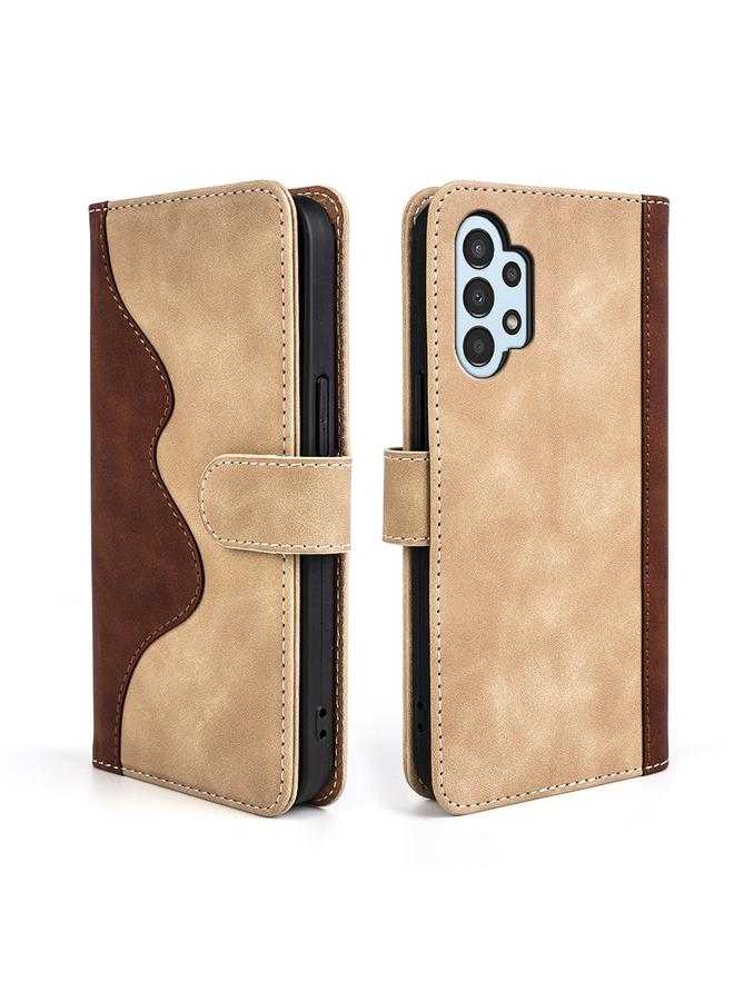 S-TOP Case For Samsung Galaxy A13 4G Stitching Horizontal Flip Leather Phone Case - Image 2