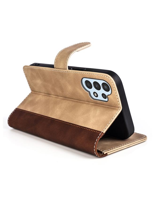 S-TOP Case For Samsung Galaxy A13 4G Stitching Horizontal Flip Leather Phone Case - Image 5