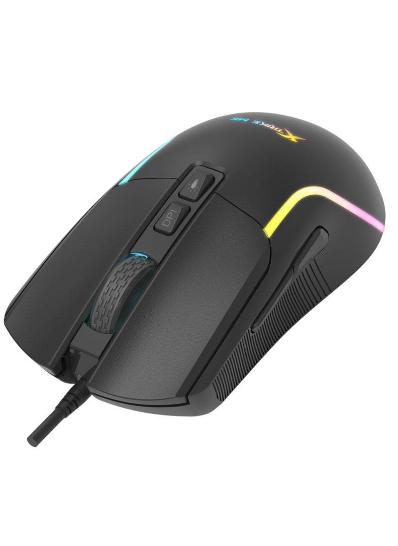 XTRIKE ME - GM313 RGB Gaming Mouse - Optical Sensor 7,200 DPI - With Software - Image 1