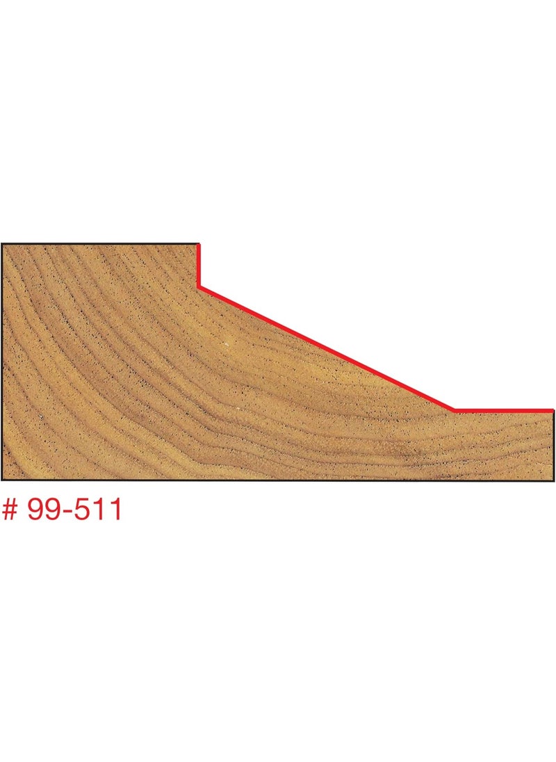 Freud 2-3/4" (dia.) Raised Panel Bit with 1/2" shank, 15/64" minor height (99-511)