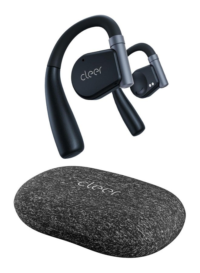 Cleer ARC II Open Ear Headphones, True Wireless Ear Buds with Dual Mic, Sweat Resistant, Multi-Point Connect, 35 Hrs Playtime, Secure Fit, Bluetooth 5.3 Earbuds with Ear Hooks, Preset EQs, Blue - Image 1