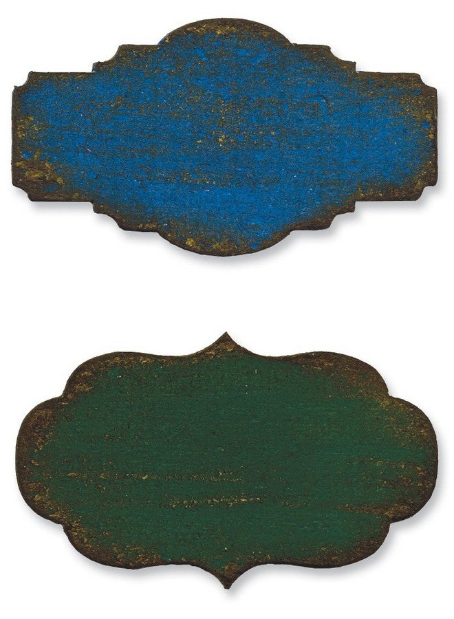Movers & Shapers Magnetic Die Set 2Pk Mini Labels Set By Tim Holtz