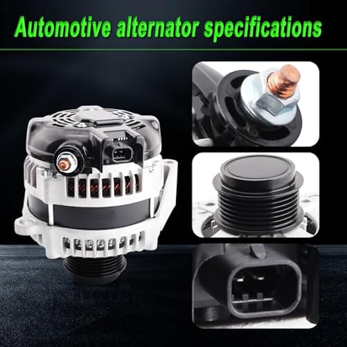 SHICHU Alternator Compatible with Chevy Silverado 2015-2019, Express 2021-2023, Suburban Tahoe 2015-2020, Savana 21-23, Sierra 15-19, Yukon XL 15-20, Replace for 84143543 23487089 - Image 5
