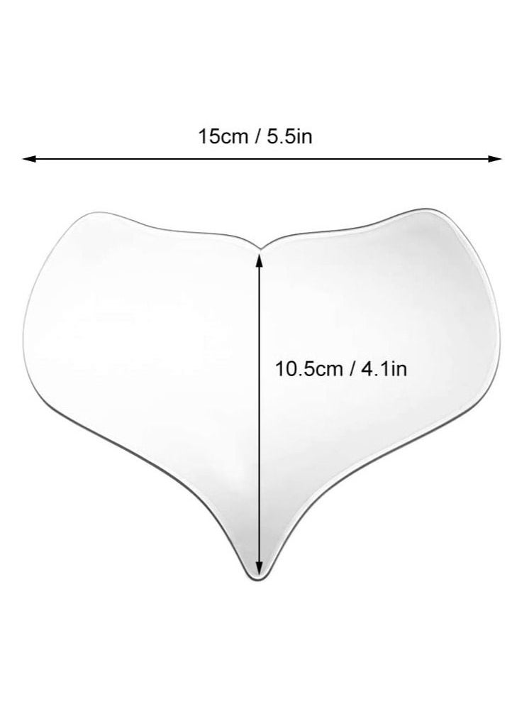 Y&D Silicone Anti Wrinkle Chest Pad, Reusable Wrinkles Aging Breast Skin Care Patch Sticker for Cleavage Prevention Signs of Without Surgery (Peach Shape)  - Image 4