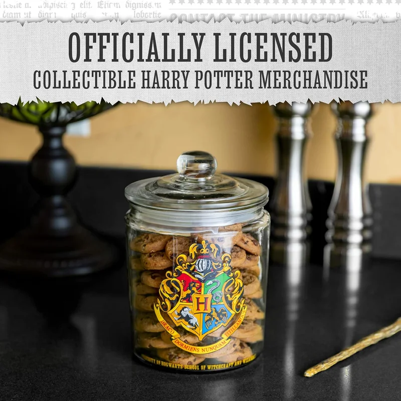 Paladone Paladone Harry Potter Hogwarts Glass Cookie Jar