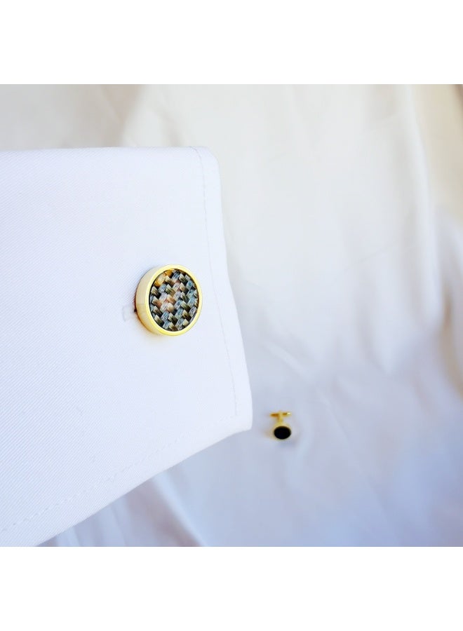 Shougu Fashionable High-end Simple And Atmospheric Suit Cufflinks 